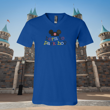 V-Neck True Royal Embroidered Born To Park Hop (Pre-Order)